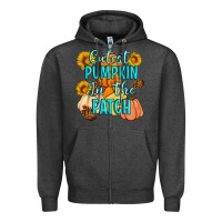 Charcoal Heather Cutest Pumpkin In The Patch Zipper Hoodie - Artiststas