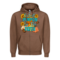 Chestnut Cutest Pumpkin In The Patch Zipper Hoodie - Artiststas
