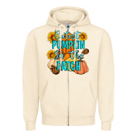 Sandshell Cutest Pumpkin In The Patch Zipper Hoodie - Artiststas