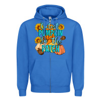 True Royal Cutest Pumpkin In The Patch Zipper Hoodie - Artiststas