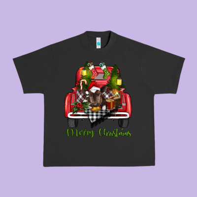 Merry Christmas Truck Urban Heavy Tee Designed By Ranaportraitstore