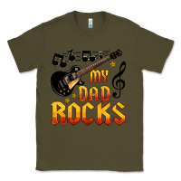 Army Green my dad rocks Classic Tee - HRA Design Shop