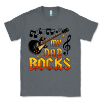 Charcoal Heather my dad rocks Classic Tee - HRA Design Shop