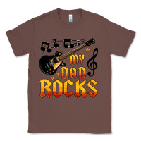 Chestnut my dad rocks Classic Tee - HRA Design Shop