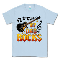 Dusty Blue my dad rocks Classic Tee - HRA Design Shop