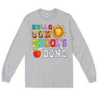 Moon Dust hello sun schools done Long Sleeve Tee - HRA Design Shop