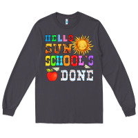 Smoke hello sun schools done Long Sleeve Tee - HRA Design Shop