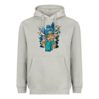 Winter Long Haired Cow Heavyweight Hoodie | Teevron