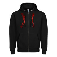 Black ball stitch Zipper Hoodie - AdoDesignShop