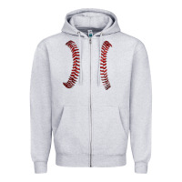 Heather Grey ball stitch Zipper Hoodie - AdoDesignShop