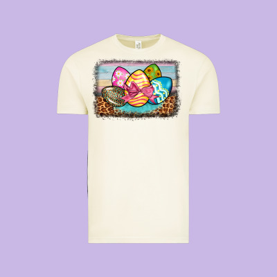 Easter Egg Background Vintage Tee Designed By Barkaloodesign