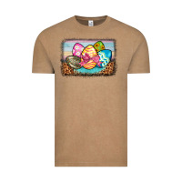 Vintage Coffee easter egg background Vintage Tee - BarkalooDesign
