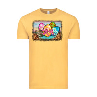 Vintage Mustard easter egg background Vintage Tee - BarkalooDesign