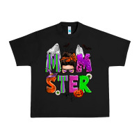 Black halloween momster messy bun Urban Heavy Tee - Zillion Design Studio
