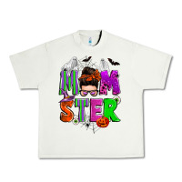 Pistachio halloween momster messy bun Urban Heavy Tee - Zillion Design Studio