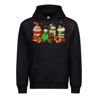 Black christmas sloth coffee cups Urban Hoodie - Jasminsmagicworld
