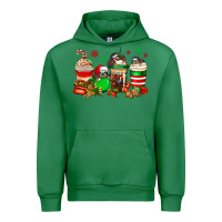 Emerald christmas sloth coffee cups Urban Hoodie - Jasminsmagicworld