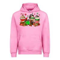 Fuchsia Pink christmas sloth coffee cups Urban Hoodie - Jasminsmagicworld