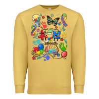 Antique Gold somebody's loud & proud autism mama Premium Sweatshirt - MaliasSmallBusiness