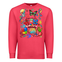 Cardinal somebody's loud & proud autism mama Premium Sweatshirt - MaliasSmallBusiness
