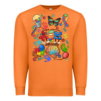 Carrot somebody's loud & proud autism mama Premium Sweatshirt - MaliasSmallBusiness