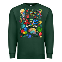 Sports Green somebody's loud & proud autism mama Premium Sweatshirt - MaliasSmallBusiness