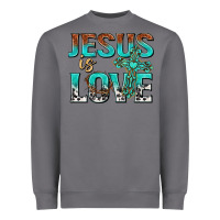 Storm jesus is love Heavyweight Sweatshirt - texasbilliewilder