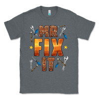 Charcoal Heather mr fix it Classic Tee - HRA Design Shop