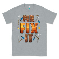 Heather Grey mr fix it Classic Tee - HRA Design Shop