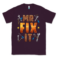 Plum mr fix it Classic Tee - HRA Design Shop
