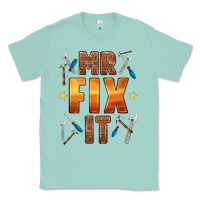 Seafoam mr fix it Classic Tee - HRA Design Shop