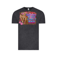Vintage Black sorry ladies my heart belongs to mommy highland cow and calf Vintage Tee - RanaPortraitStore