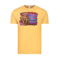 Vintage Mustard sorry ladies my heart belongs to mommy highland cow and calf Vintage Tee - RanaPortraitStore