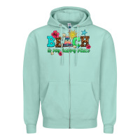 Seafoam beach is my happy place Zipper Hoodie - AdoDesignShop