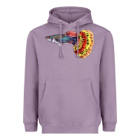 Lavender Guppy Fish Heavyweight Hoodie - LillyAllenDesigns