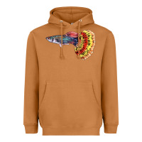 Meerkat Guppy Fish Heavyweight Hoodie - LillyAllenDesigns