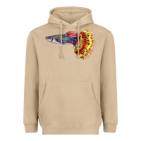 Mushroom Guppy Fish Heavyweight Hoodie - LillyAllenDesigns
