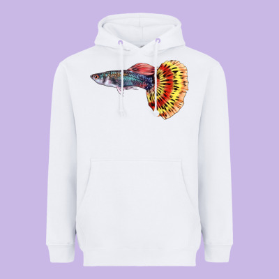 Guppy Fish Heavyweight Hoodie Designed By Lillyallendesigns