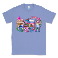 Colony Blue stitch with lilo coffee cups Classic Tee - AdoDesignShop