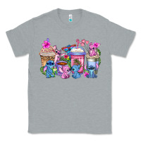 Heather Grey stitch with lilo coffee cups Classic Tee - AdoDesignShop