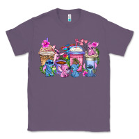 Lavender stitch with lilo coffee cups Classic Tee - AdoDesignShop
