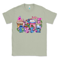 Matcha stitch with lilo coffee cups Classic Tee - AdoDesignShop