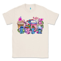Natural stitch with lilo coffee cups Classic Tee - AdoDesignShop
