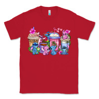 Red stitch with lilo coffee cups Classic Tee - AdoDesignShop