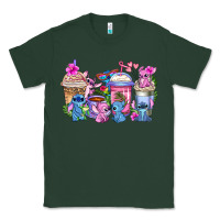 Sports Green stitch with lilo coffee cups Classic Tee - AdoDesignShop