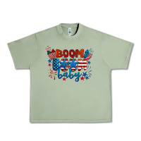 Oil Green boom boom baby 4th of july Urban Heavy Tee - BarkalooDesign