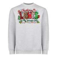 Christmas Lights Are My Favorite Color Heavyweight Sweatshirt | Teevron