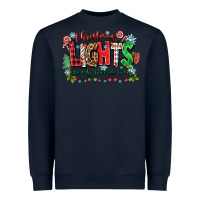 Navy christmas lights are my favorite color Heavyweight Sweatshirt - Zillion Design Studio