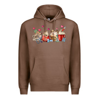 Chestnut Nurse Coffee Cups Premium Hoodie - MaliasSmallBusiness