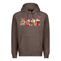 Coffee Nurse Coffee Cups Premium Hoodie - MaliasSmallBusiness